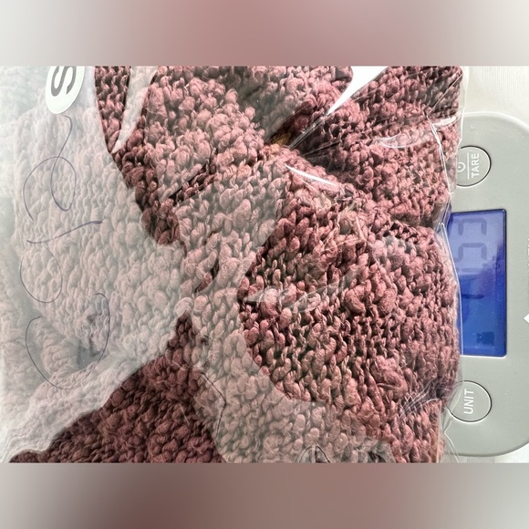 Free People Pretty Pointelle Open-Knit Vee Sweater‎ in Rose Glow Size Small - Picture 11 of 11